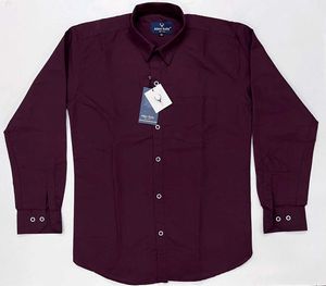 Allen Solly Maroon Shirt