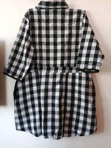 Checkered Button-Up Shirt
