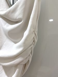 Ruched White Top