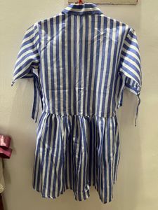 Blue Striped Top