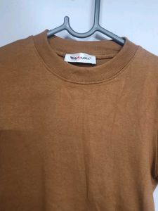 Brown Casual T-Shirt