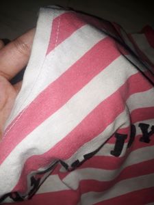 Pink Stripe &#39;Find Your Joy&#39; Tee