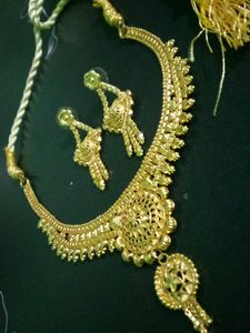 Golden Plated Necklace Set
