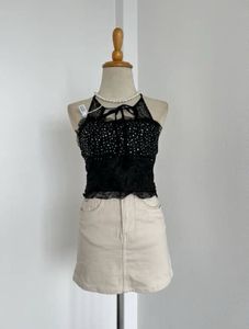 Y2K Black Top