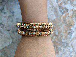 Vintage Style Gold Tone Bangle Set