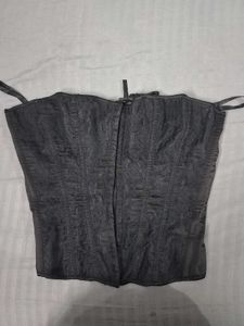 Black Lace Corset Top