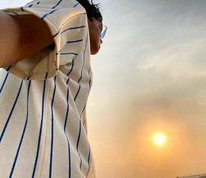 Yousta Men’s Baseball Oversized Shirt