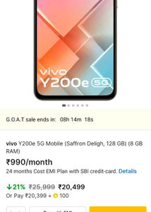 ✨New ✨Vivo Y200e 5G 8/128 Variant