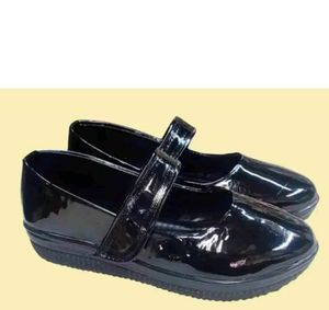 Shiny Black Mary Janes