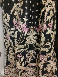 Original pakistani black suit set