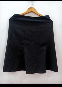 Black A-Line Mini Skirt