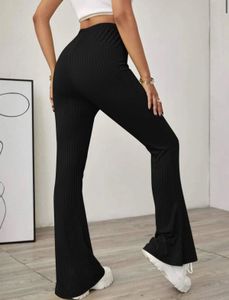 Black Flared Tights