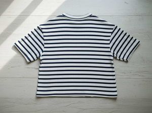 Striped White Tee