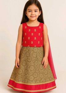 4 Set Lehnga Choli For Girls