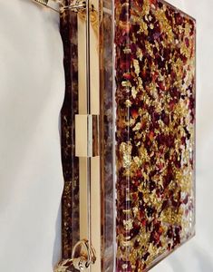 Rose Preservation Acrylic Purse