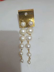 Elegant Pearl Drop Earrings