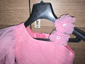 Pink Princess Frock- Single Sleeve