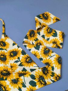 Sunflower Print Top