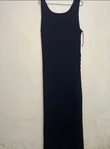 Navy Blue Bodycon Maxi Dress