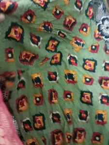 Green Ikat Print Dress