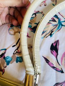 White Leather Handbag