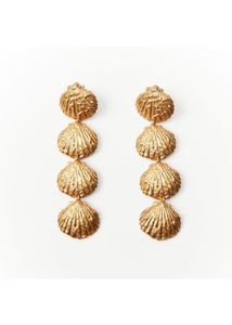 Brand New Zara Shell Dangler Earring From NYC