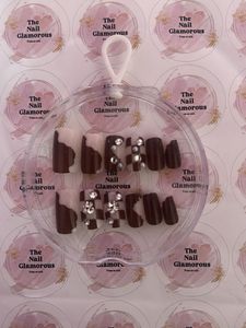 Brown Presson Nails