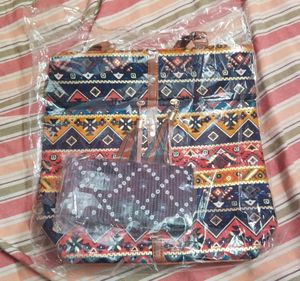 Ikkat Hand Bag