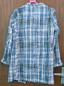 ZARA BASIC Tweed Style Jacket