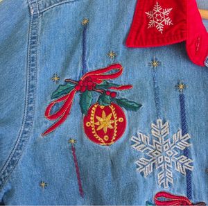 Front Tie Embroidered Shirt