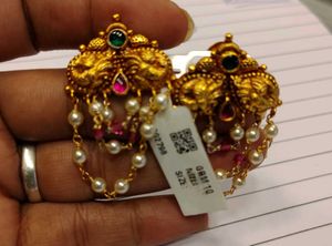 Silver with 18kt Gold plated Earrings