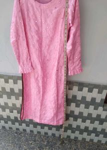 A-line stiched full sleeves kurti