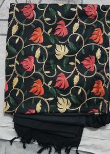 Embroidered Black Shalwar Kameez