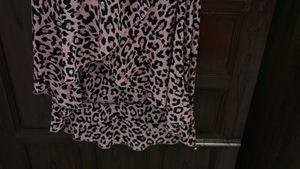 Leopard Print Ruffle Top