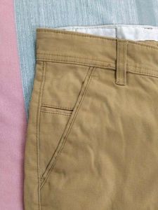 Men&#39;s Slim Fit Brown Bottom Wear