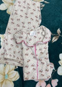 Cute Printed Pajama Set