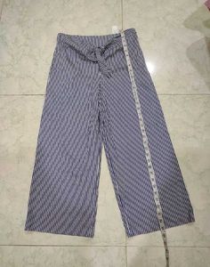 Zara Striped Wide-Leg Pants