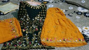 Emerald Green Embroidered Tunic