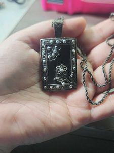 Vintage Victorian Goth Floral Necklace