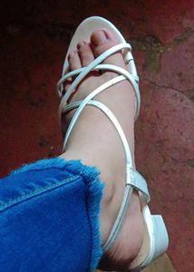 White Sandal For.