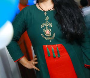 Green & Red Tunic