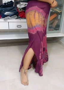 Bandhni Plazo Slit Both Leg Side