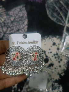Boho Style Silver Tone Earrings 3 Combo