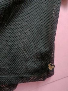 Black Mesh T-Shirt