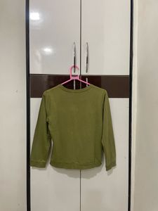 Olive Green &#39;Youth and Fab&#39; Sweatshirt