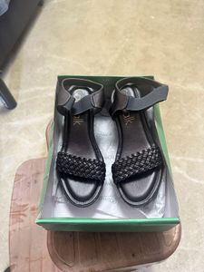 Black Catwalk Wedges