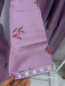 New Lavender shade Silk premium Suit set