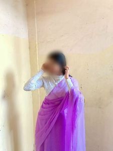 Elegant Purple Saree