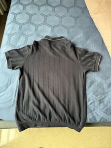 Men&#39;s Black Striped Polo Shirt