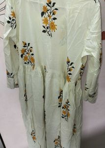 Floral Print Kurta